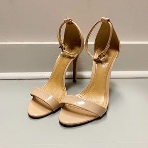 Nude Patent Leather Heels